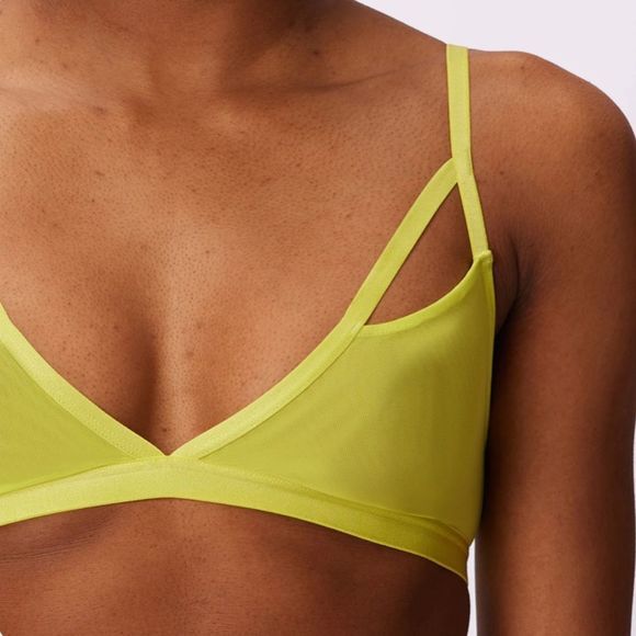 Parade Silky Mesh Strappy Triangle Bralette - Picture 9 of 9